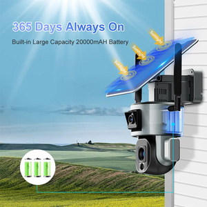 กล้องรักษาความปลอดภัยภายนอก10X ซิมการ์ด4K กล้อง CCTV เลนส์คู่ระบบกล้องวงจรปิด4G พลังงานแสงอาทิตย์ - Product Image 3