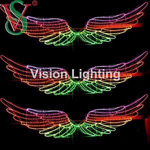 Высококачественные умные RGB-лампы с мотивом, наружное использование, пиксельное крыло, Рождественское украшение, смарт-светодиодная программа - Product Image 3