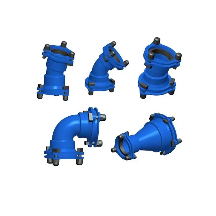 Acessórios de soquete de ferro dúctil com junta mecânica (junta tipo K) encaixe para tubo