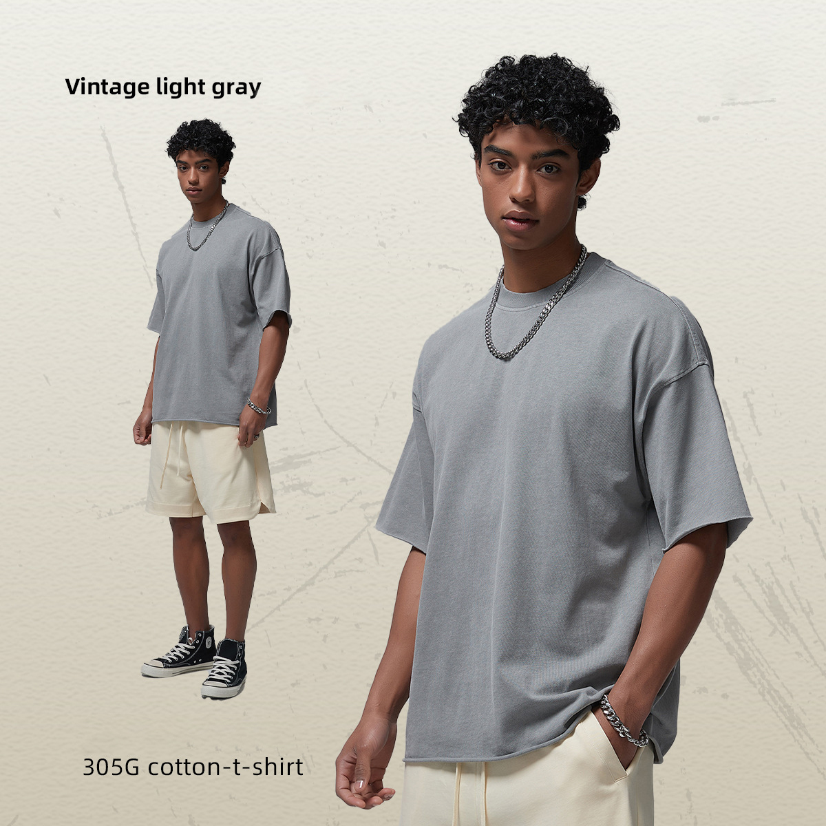 Vintage light gray