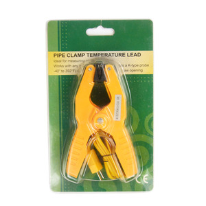 K-type Thermocouple Probe -40~200 Degree Centigrade <strong>Pipe</strong> <strong>Temperature</strong> Clamp <strong>Sensor</strong>
