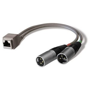 Kaliteli 8 inç çift xlr 3pin erkek tak rj45 adaptör jak kablosu - Product Image 2