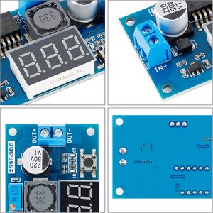 LM2596調整可能DC-DC LED電圧レギュレータステップダウンバックコンバーターモジュール1.25-37V入出力電源モジュール - Product Image 5