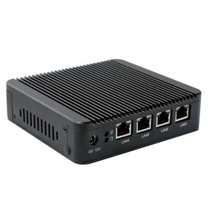 英特尔高清图形工业迷你电脑无风扇设计嵌入式Linux迷你盒电脑新美国/欧盟插头工业咪咪电脑 - Product Image 2