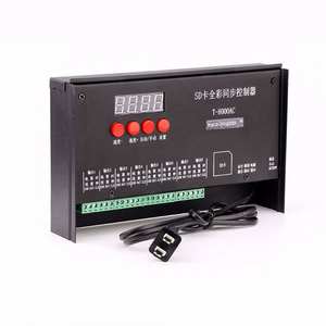 T-8000 SD Card rgb led pixel controller software LEDEdit Full color T-8000A TTL DMX 512 Controller programmabile per strisce luminose a LED - Product Image 6