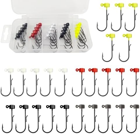 Cabeza plomada Ned rig - 5 colores