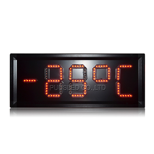 Di buona qualità piccolo orologio digitale a led 7 segmenti numero digitale led segni di tempo e temperatura - Product Image 1