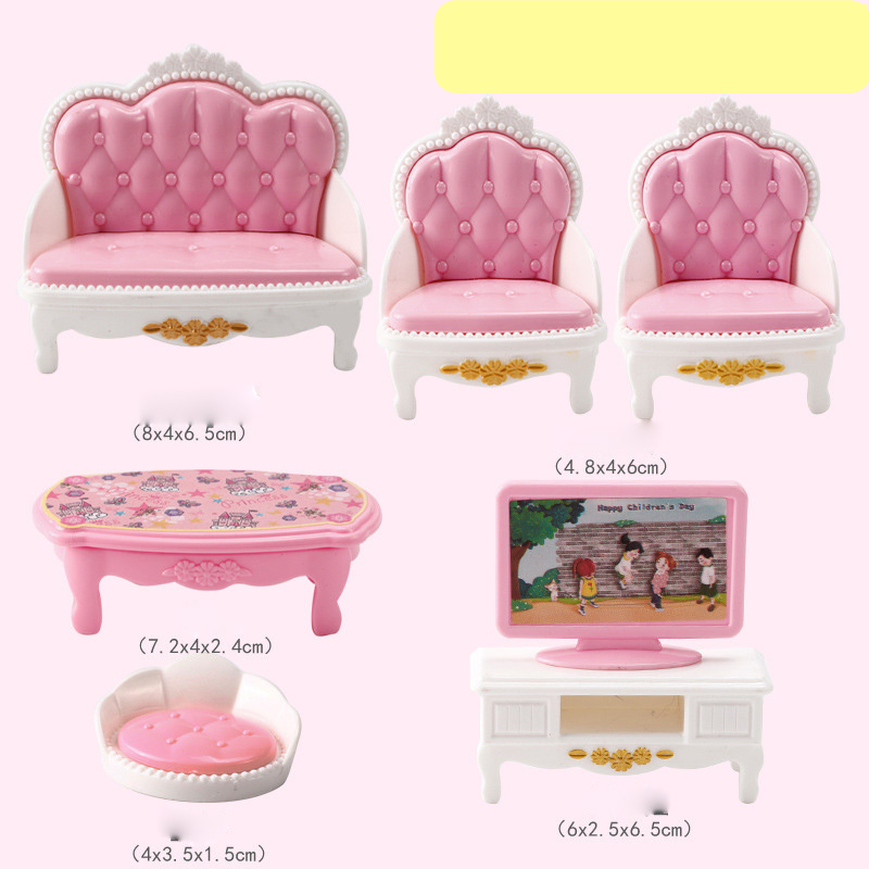 Ensemble de salon rose