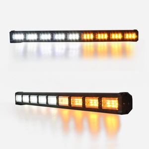 ใหม่ล่าสุดDualสีLED Strobe Light Barที่ปรึกษาการจราจรกระพริบไฟบนชั้นดาดฟ้าคําเตือนคําเตือนแถบแสงสําหรับรถบรรทุกรถกระบะ - Product Image 1