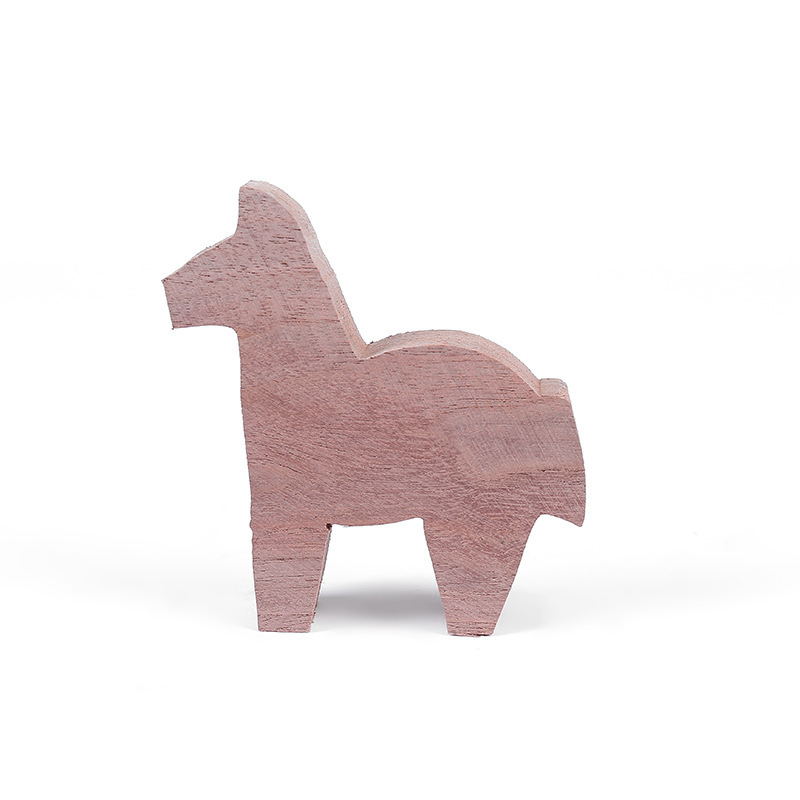 Poney en noyer noir