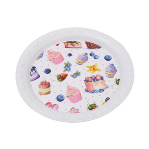 批发定制圆形塑料供应食品托盘塑料便宜Pp塑料板午餐托盘 - Product Image 1