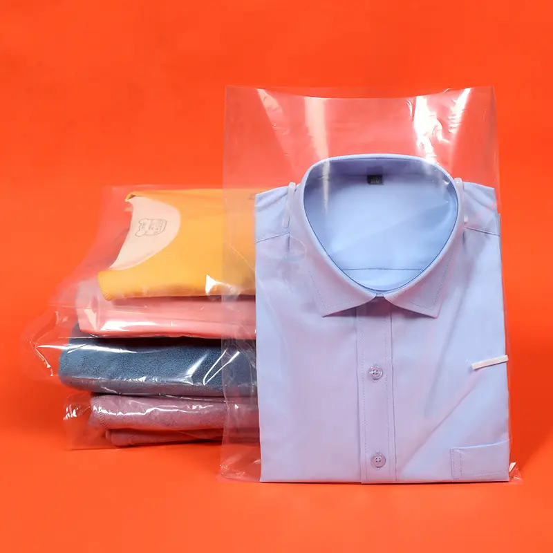 حقيبة بلاستيكية قابلة لإعادة التدوير PE كيس ملابس داخلية جوارب قلادة ملابس تيشيرت حقيبة تعبئة لتخزين مستحضرات التجميل