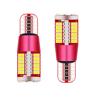 หลอดไฟ LED ภายในรถยนต์รุ่นใหม่หลอดไฟ LED แคนบัส T10 3014 57 SMD W5W T10 DC12V เป็น24V CANbus ผิดพลาด5W ไฟ - Product Image 4