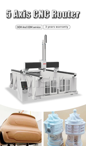 MISHI-máquina de fabricación de moldes de madera, cortador de espuma CNC de 5 ejes EPS 2000x4000mm de gran tamaño, enrutador ATC CNC de 4 ejes CNC - Product Image 2