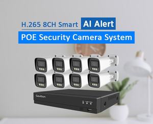 フルHD POE NVRホームセキュリティシステム4MP/5MP/8MP CCTV IPカメラキット4CH POE電源電源双方向オーディオCMOSセンサーを含む - Product Image 2