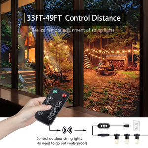 Neues Design S14 LED String Light Dimmer mit 120V US Plug RF Fernbedienung LED Dimmer für Lichterketten - Product Image 3