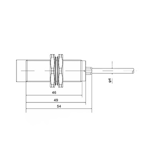 <span class=keywords><strong>Sensor</strong></span> fotoelétrico cilíndrico do sentido IP67 econômico
