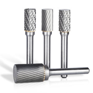 HUHAO mata bor gerinda putar 6mm, mata bor pemoles elektrik karbida Tungsten putar penggiling logam - Product Image 1