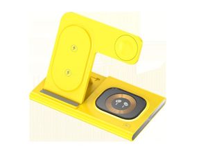 Three-In-One Fast <strong>Charging</strong> 18W Wireless Charger Multi-Function Source with Holder and <strong>Lamp</strong> Factory Direct Made of Aluminium - Product Image 5