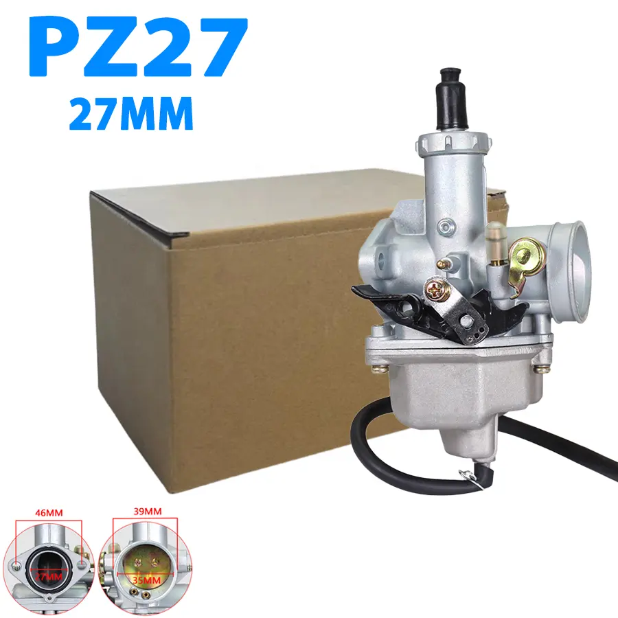 גבוהה באיכות PZ27 27mm אופנוע קרבורטור CG 125cc 150cc 200cc ידנית מצערת טרקטורונים מנוע קרבורטור