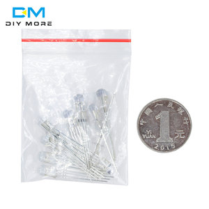 DM DIYMORE 20 adet renkli 4pin 5mm RGB Led diyot işık lamba Tricolor yuvarlak ortak anot LED 5mm ışık yayan diyot - Product Image 3