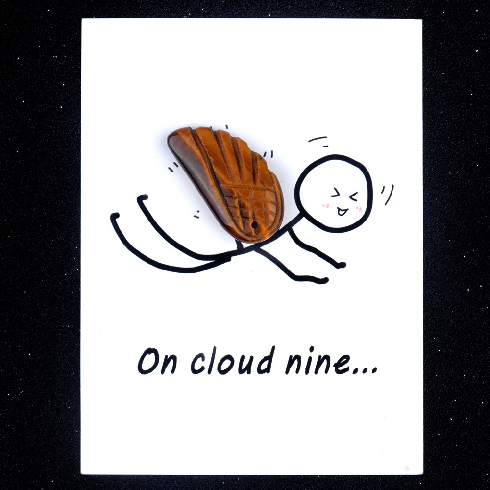 Tiger's eye card