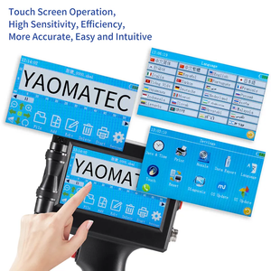 Yaomatec 12,7mm Plastiktüte Etikett Verfalls datum Chargen code Hand-Tinten strahl drucker Seriennummer Logo Tinten strahl druckmaschine