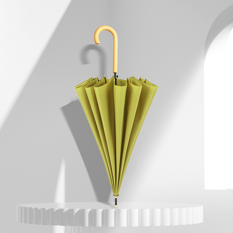 Matcha green (curved wooden handle)