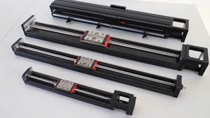 Módulo de movimiento lineal, carril de guía de eje y tornillo de bola, plataforma de módulo deslizante lineal de aluminio con Motor paso a paso - Product Image 3