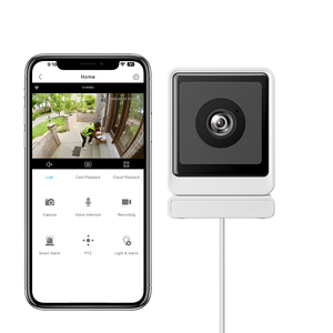 3MP 2.4GHz 5 2k窗口安全摄像头，带人工智能识别彩色夜视24/7记录本地云存储 - Product Image 1