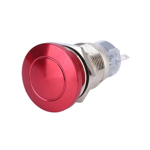 19mm piccolo fungo rosso 1 no1nc 5A Pin chiusura terminale IP67 impermeabile interruttore a pulsante uscita di emergenza per il potere bianco per - Product Image 5
