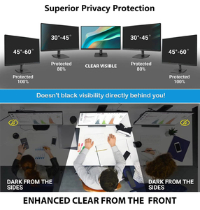 Hot Bán Vô Hình Màu Đen Lá Chắn Riêng Tư Bảo Vệ Màn Hình Chống Lóa Phim Cho 22 Inch 16 & 9 Màn Hình Rộng Bảo Vệ Riêng Tư - Product Image 2