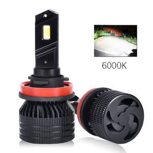 ハイパワーH4 LEDヘッドライト電球Canbus付き6000K H11 H3 9005 9006 LEDライト自動車アクセサリー用 - Product Image 4
