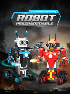 All'ingrosso intelligente di programmazione Robot stelo educativo RC blocco da costruzione giocattolo modello di blocco - Product Image 4