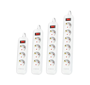 <strong>Multi</strong> <strong>Function</strong> China EU Power Strip Power Strip 4 Outlet Electrical Power Strips Plug White Black - Product Image 4