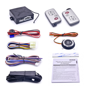 12V Auto Car Alarm One-<strong>button</strong> <strong>Push</strong> Engine Starter Switch PKE Keyless Entry <strong>Start</strong> Stop Antitheft System - Product Image 3