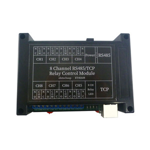 Módulo de relé multifunción RS485, 8 canales de red Ethernet, Modbus, Slave, RTU, TCP/IP, UART, placa de interruptor para Control Industrial PLC - Product Image 2