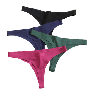 חלק thongs עבור נשים v-wisted לא להראות thong סקסי תחתונים נוחים לנשימה תחתונים נוחים