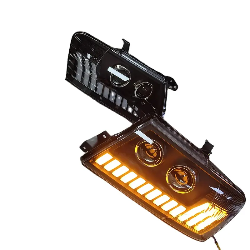 Faro a LED completo per Pajero Montero V73 V75 V76 V77 V78 LED Angel Eyes Head fanale 2003-2008 l'anno