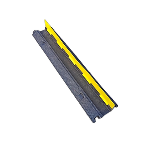 Kauçuk ve plastik kablo koruyucu 2 kanal kablo tepsi kablo koruyucu zemin Pvc kanal - Product Image 4