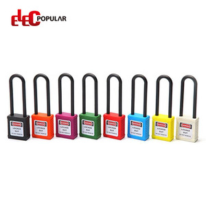 Elecpopular 2024 Chống từ cách điện ABS điện dài còng dưới khóa ổ khóa Nylon Cửa Khóa khóa hiệu ứng điện - Product Image 6