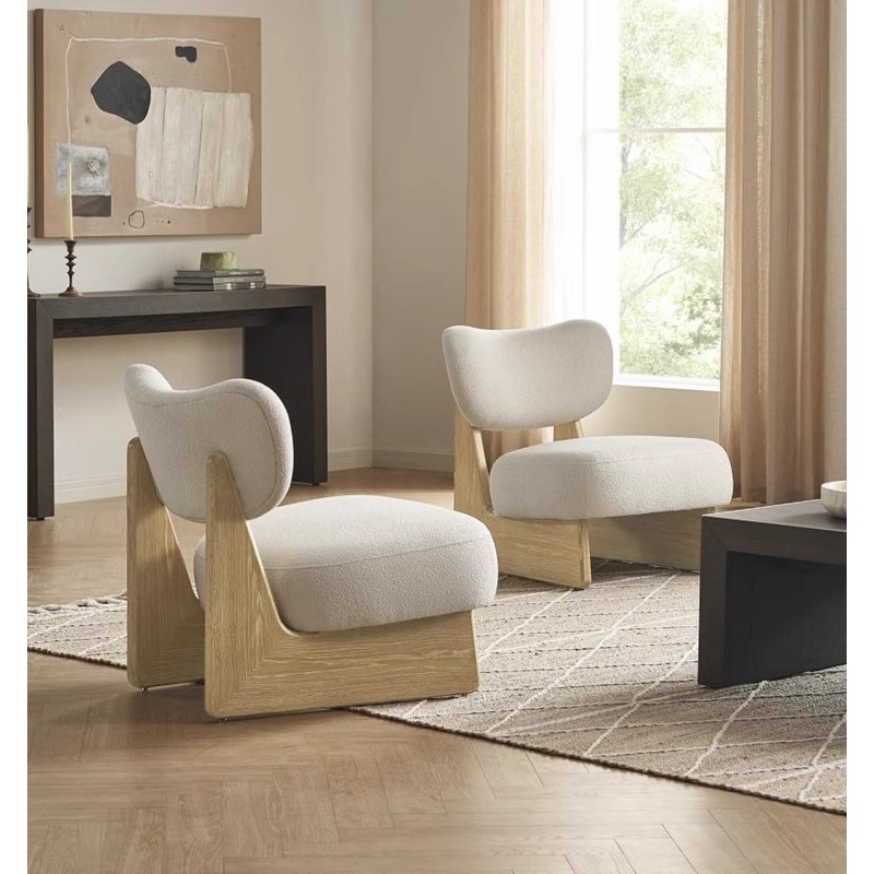 Pied couleur bois naturel - bois d'hévéa