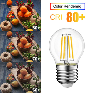 หลอดไฟเอดิสันไส้หลอด LED 2023 G45 E26ฐาน E27 4W 5W 6W หลอดไฟตกแต่งอุตสาหกรรมหลอดไฟไส้หลอด LED แนววินเทจ - Product Image 5