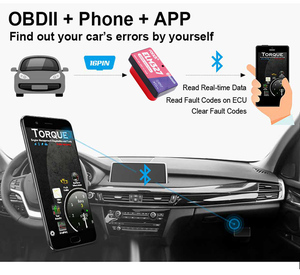 OBD 2汽车诊断工具扫描仪OBDII适配器自动诊断太诊断机适用于所有汽车 - Product Image 6