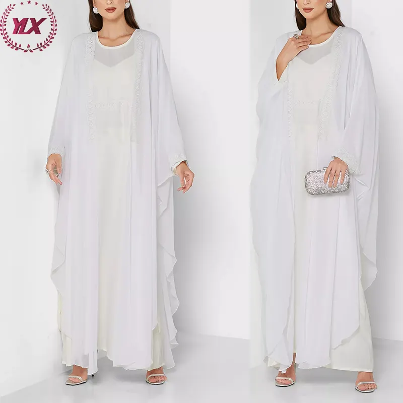 Robe de luxe pour femmes musulmanes, vêtements de dubaï, fabriqués en italie, turquie, 2023