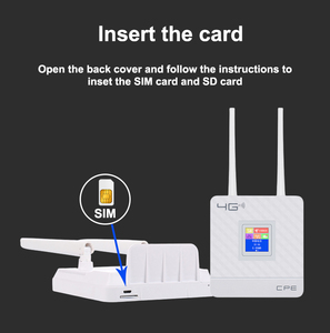 Muren taşınabilir 4G kablosuz yönlendirici çift anten harici Sim ücretsiz ağ anahtarlama istikrarlı performans 4G 150mbps kedi 4 Ethernet - Product Image 6
