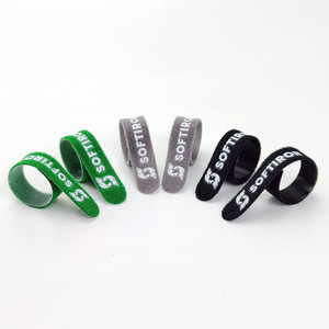 Logotipo personalizado, reutilizable, espalda con espalda, gancho, lazo para cables, correas de gancho y lazo de alta calidad, bridas y organizadores para cables - Product Image 4