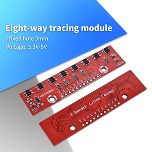 Eight Tracking Module <strong>Infrared</strong> Detection Sensor Module For 8 Channel <strong>Infrared</strong> <strong>Detector</strong> Hunt Module 8bit Sensor Module - Product Image 1
