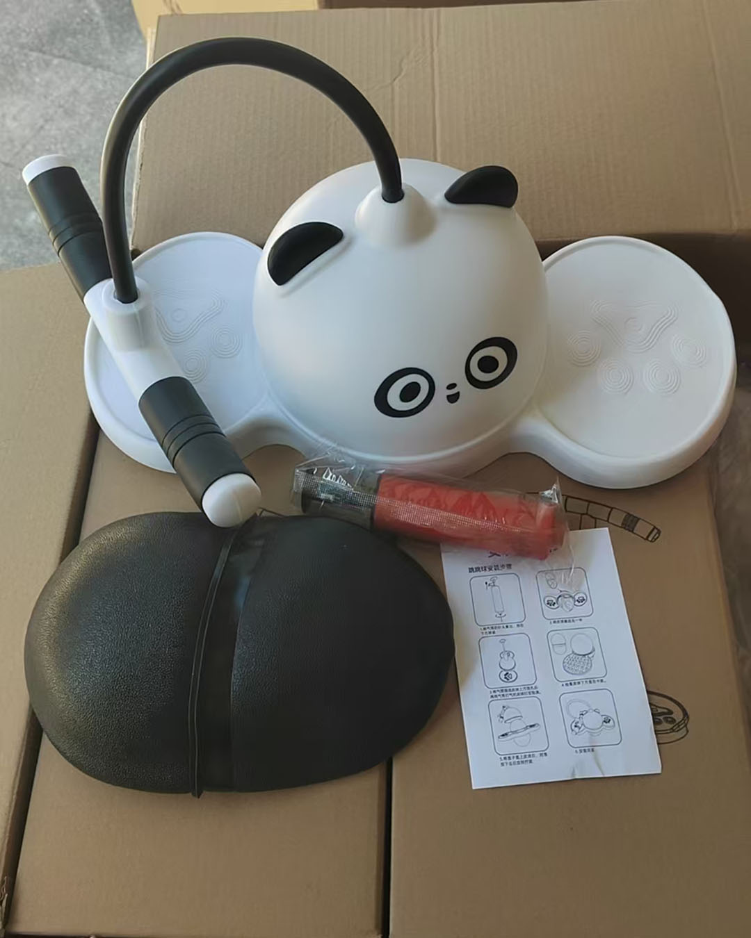 Panda avec lumière