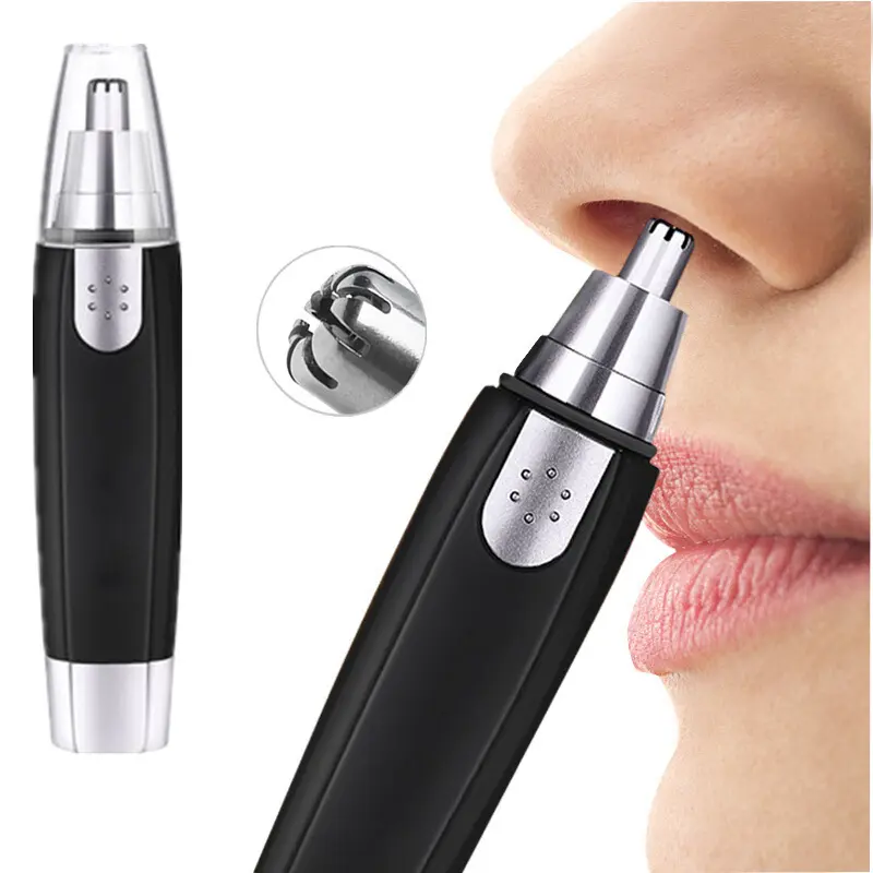Tondeuse électrique pour le nez, instrument, rasoir, ciseaux pour le nez, le cou, les sourcils, les hommes et les femmes